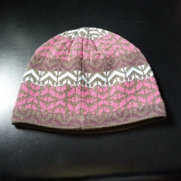 Prana Pink,OliveGreen and Lite Blue Beanie - Picture 2 of 3